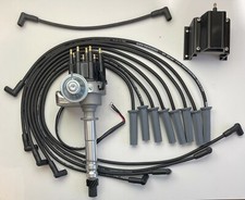 Chevy Distributor 454 427 396 Small Cap Hei 8.5mm Plug Wires 180s Black Coil Chevy Distributor 454 427 396 Small Cap Hei 8.5mm Plug Wires 180s Black Coil