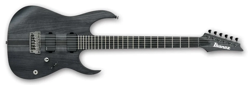 Ibanez RGIT20FE Iron Label Electric Guitar Transparent Gray Flat w/Hard case - Image 3 of 4