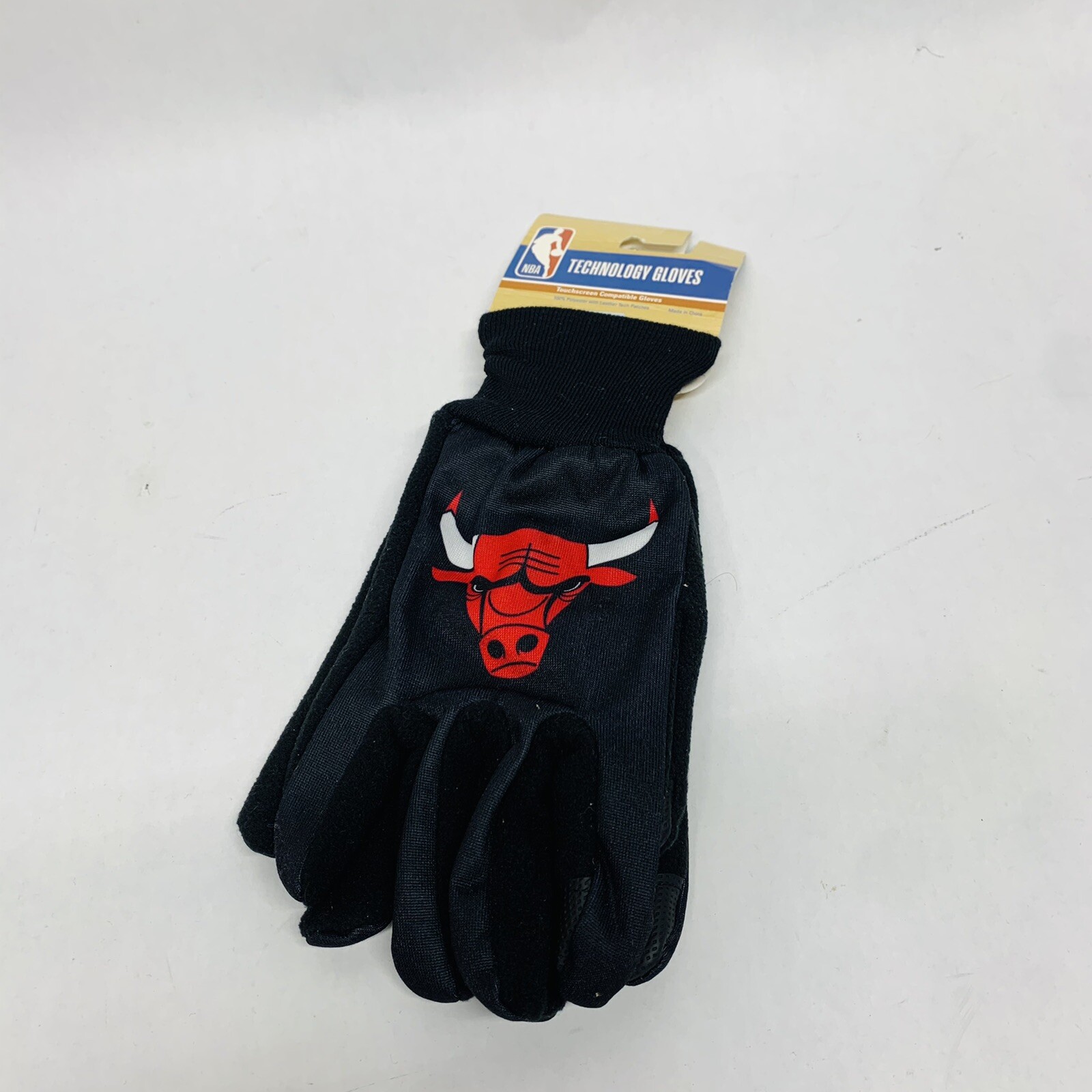 🏀 NBA Chicago Bulls Gloves WinCraft Technology Gloves NBA Working Black