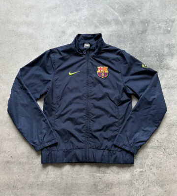 BARCELONA 2009 2010 TRAINING FOOTBALL JACKET NIKE TRACK TOP JERSEY