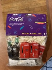 NOS Coca Cola  Indoor Light Set COKE Bottles & Machines