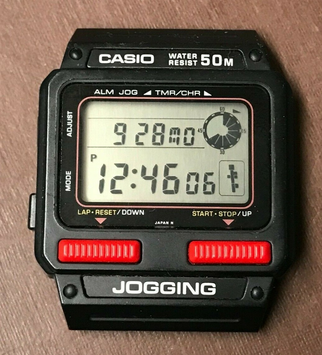 casio jogging watch