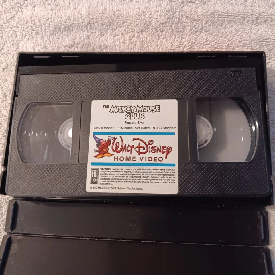 Mickey Mouse Club Volume 1 Walt Disney Home Video VHS Tape Clamshell Mouseketeer - Image 3 of 4