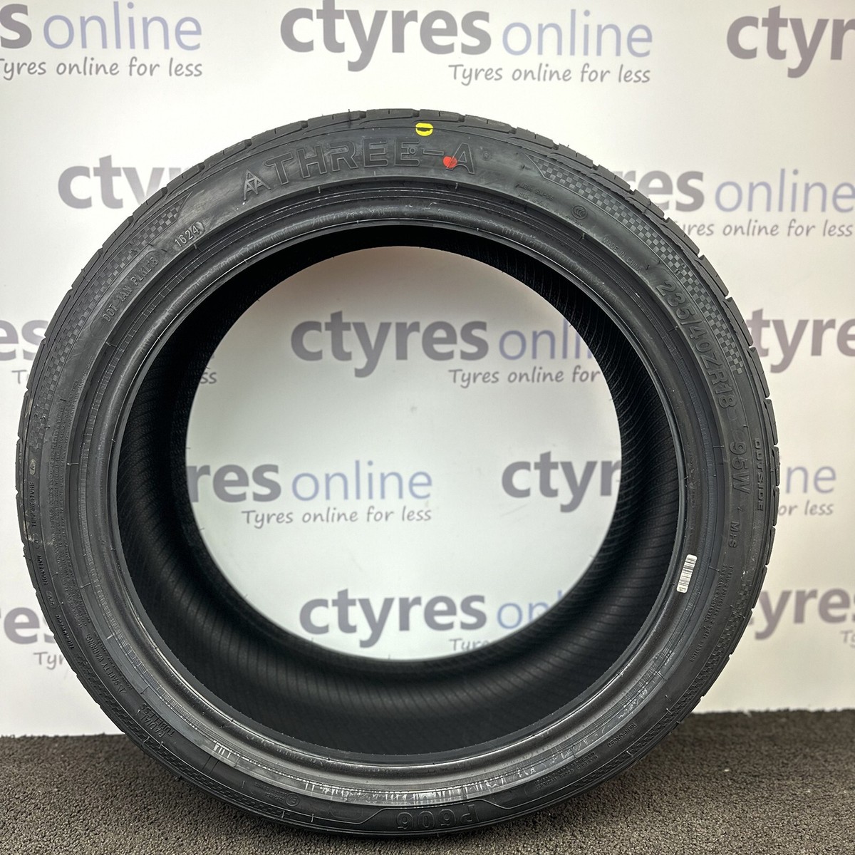 2X New 235 40 18 95W XL THREE A P606 235/40R18 2354018 *B WET GRIP