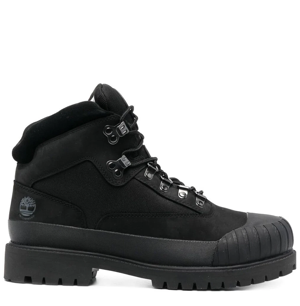 Timberland Rubber Toe Hiker Wp Boots in Black for Men