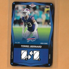 2024 Mattel UNO Elite Core Edition-TERREL BERNARD Blue, Buffalo Bills #020