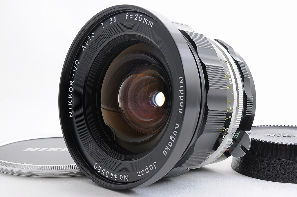 【良品】Nikon NIKKOR-UD Auto 非Ai 20mm f/3.5 Nikon Nikkor UD Auto 20mm f/3.5 Wide Angle MF Non Ai Lens