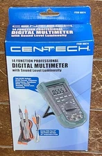 Cen-Tech 14 Function Professional Digital Multimeter w/Sound Level #98674