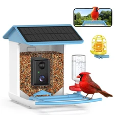 Bird Feeder with Camera, Free AI Forever for 11,000+ Species, 64G TF Card & 1...