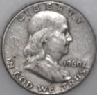 * 1960-P Franklin Half Dollar 90% Silver As Shown