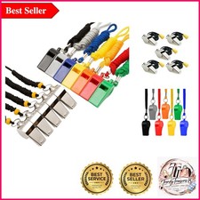Sports Whistle Set with Lanyards for Coaches  Officials