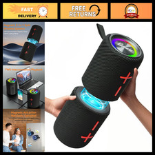 2-in-1 Magnetic Bluetooth Speaker, 40W Waterproof Wireless Sound, 24H Playtime,