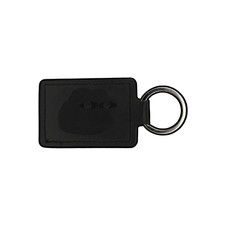 Personalized Custom Engraved Rectangular PU Leather Keychain - FREE SHIPPING