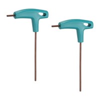 2Stk T-Griff InnensechskantschlüSsel 3Mm Metrisch S2 Stahl GrüN