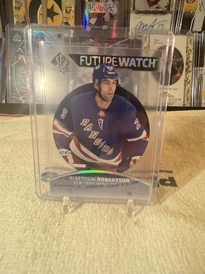 2025-26 UD Sp Authentic  Matthew Robertson Future Watch Acetate #147 SSP 