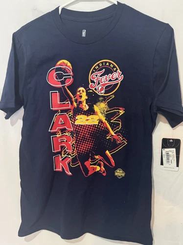 Caitlin Clark WNBA Indiana Fever Graphic Tee shirt, Size youth Large 14-16 New