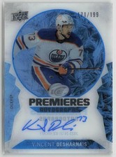 2024-25 Upper Deck Ice #IPA-VD Vincent Desharnais Ice Premieres Auto #/199