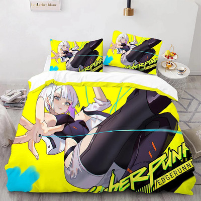 Anpassbar Bettwäsche Set 19VALORANT Cyberpunk Bettdeckenbezug135x200Kissenbezüge