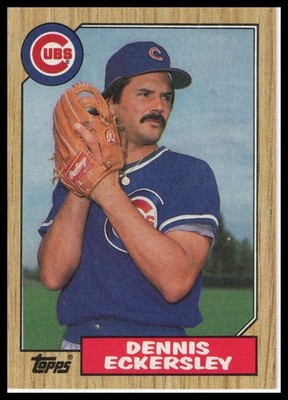 1987 Topps Dennis Eckersley #459 Chicago Cubs Lot of 28