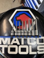 New Matco 8pc Sbbxim8r 8pc 38drive Metric Mid-length Ball End Hexbit Set