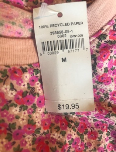 GAP Floral Pocket T-Shirt Girl Sz M - Picture 7 of 7