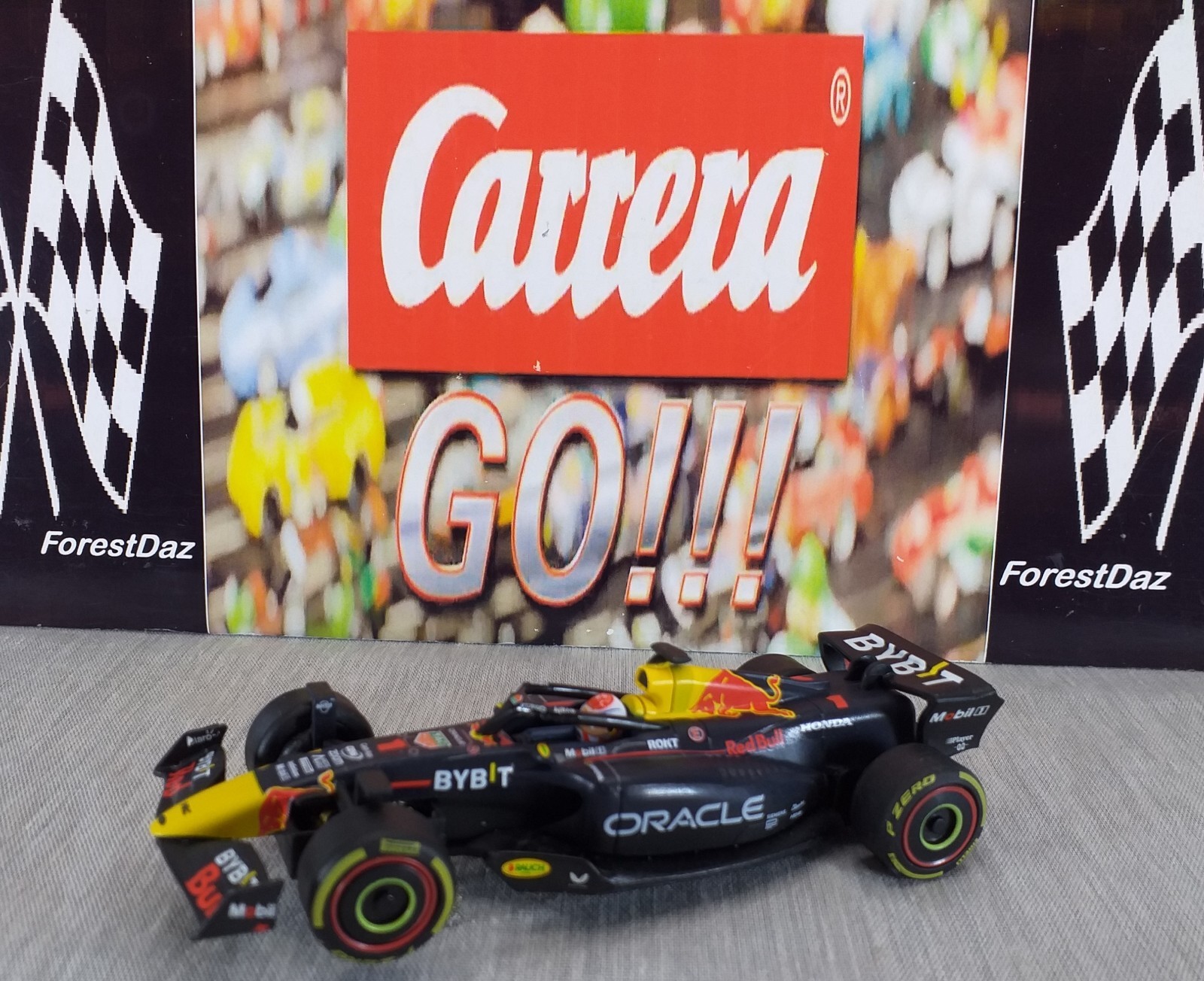 Carrera GO!!! Red Bull Racing M Verstappen F1 #1 RB19 1:43 Scale New Gift