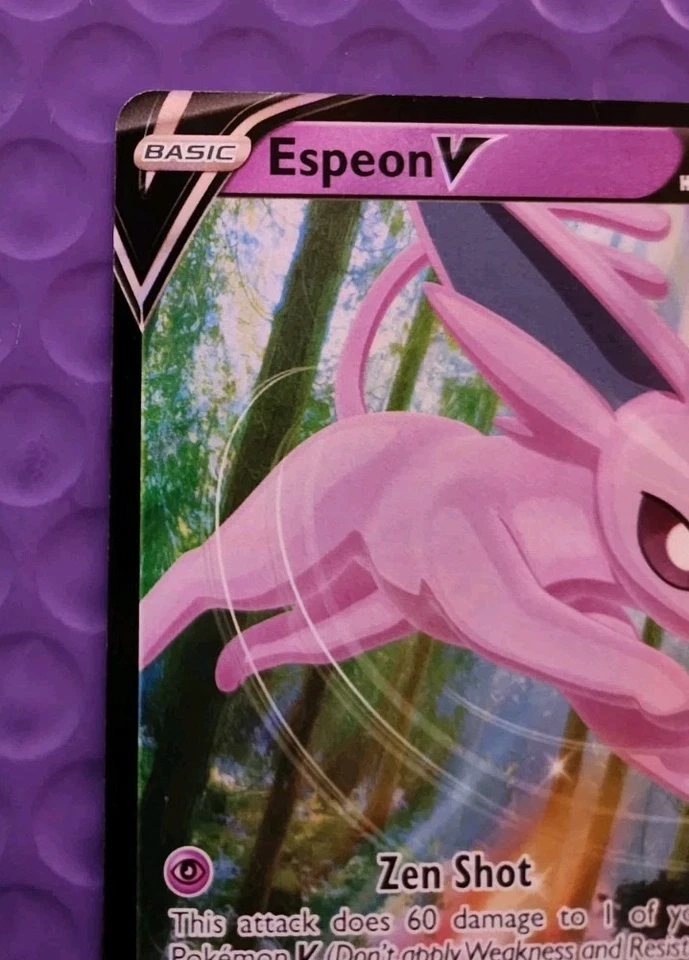 Espeon V - SWSH201 - Promo Sword & Shield Promos- Pokemon Card - NM - Image 4 of 4