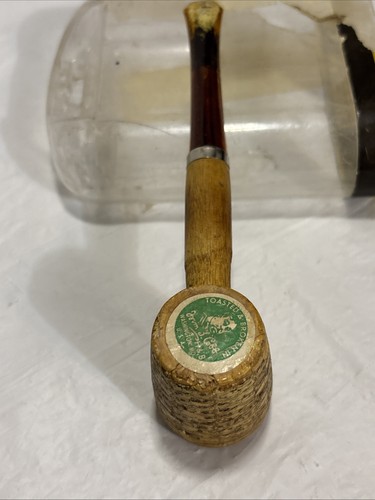 2 Tobacco Pipe Lot 9715A DeLuxe Bruyere & Irvin S Cobb Washington MO Toasted +pc - Picture 9 of 16