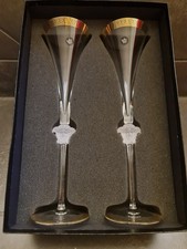 ​2x Rosenthal Versace Medusa Lumiere Sektglas / Flöte – OVP Unbenutzt  Vintage