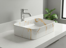 MLF 19"x15"x6" Designer Ceramic Countertop Vessel Sink for Bathrooms - Artiz Ser