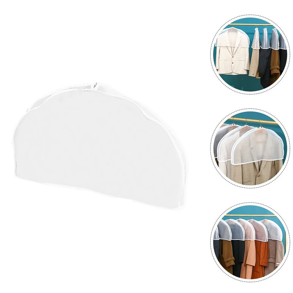  6 Pcs Staubbedeckte Schulterabdeckung Kleidersack Lang Reisen Anzugbezüge - Bild 3 von 4