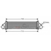 LadeluftküHler Intercooler Passend FüR Ford Focus II Da_ HCP DP 2.5 ST