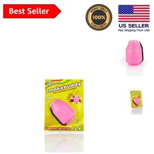 Smoke Buddy Pink Air Purifier: Compact HEPA Odor Eliminator - 3x3x4 Inches
