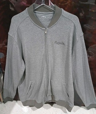 Men's Vantage Grey Full-Zip Long Sleeved Borgata Casino Sweatshirt Size 2X