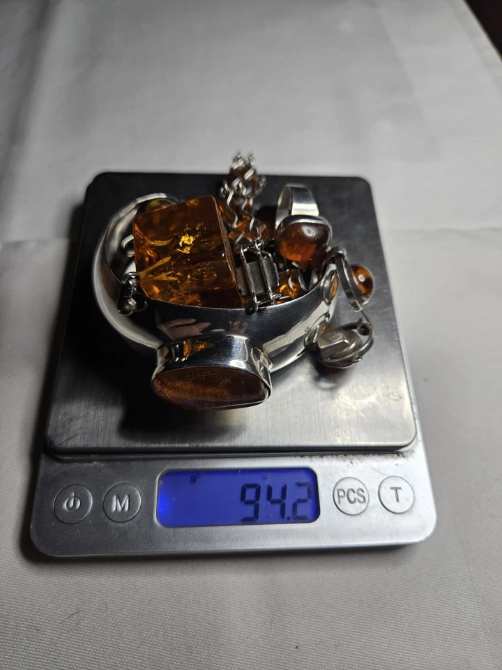 Fischland Schmucksammlung-perfekt gepflegter Schmuck-835er Silber-Konvolut - Bild 3 von 4