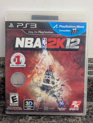 PS3 NBA 2K12 Game Complete CIB Mint Disc + Insert 2K Sports Basketball CLEAN