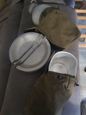 Borraccia+gavetta  Militare Esercito Italiano Anni '90