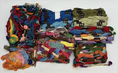 Vintage Strand Cotton Embroidery Thread Floss Assorted Skein Notion Coats Thread