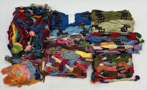 Vintage Strand Cotton Embroidery Thread Floss Assorted Skein Notion Coats Thread