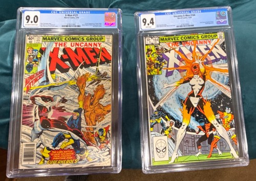 Marvel Comics Uncanny X-Men #121 & #164 CGC 9.0 9.4 Phoenix Alpha Flight Lot