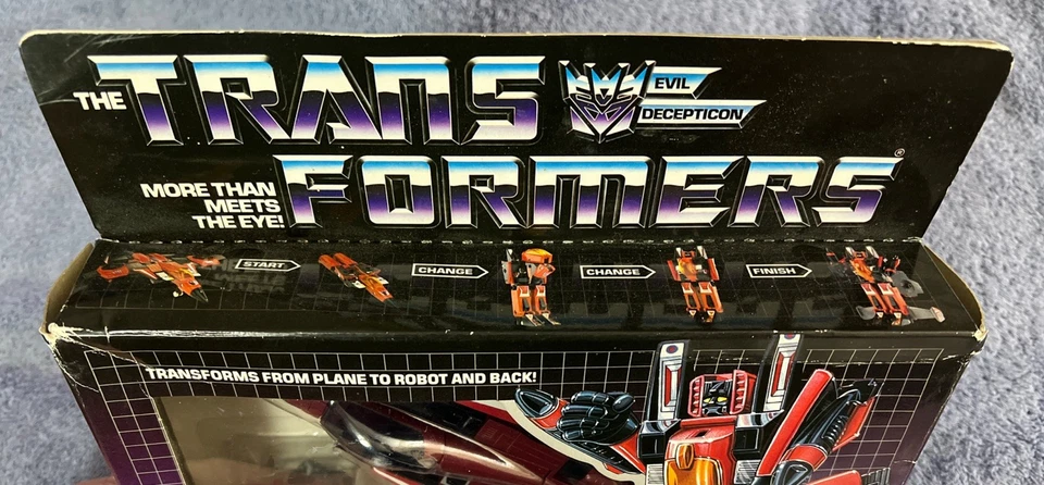 Vintage Transformers Evil Decepticon Thrust- 1985 Hasbro- New in Box - Image 2 of 4