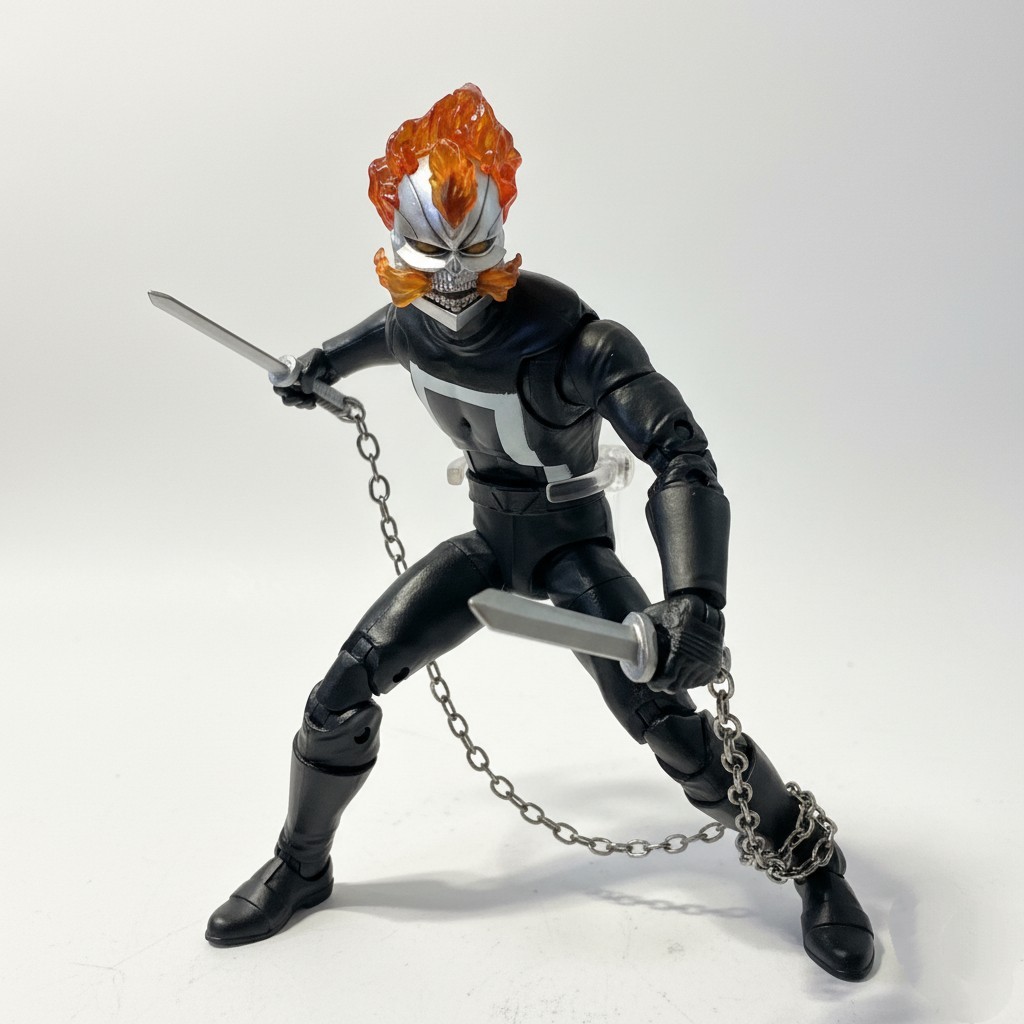 1/12 Custom Marvel Universe Hell Chains Knive Ghost Rider Weapon