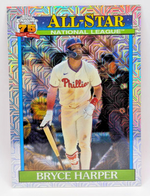 2026 Topps Series 2 - 1991 Topps All Star Chrome Mojo #91ASC-40 Bryce Harper