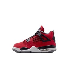 Big Kid's Jordan 4 Retro "Toro Bravo" Fire Red/White-Black FQ8213 600