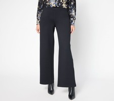 Belle by Kim Gravel Petite Perfect Ponte Pull-On Pant Black 8 New