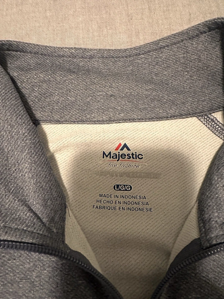 Majestic New England Patriots Athletic Jacket w Thumb Holes Size XXL EUC P2P 23 - Image 2 of 4