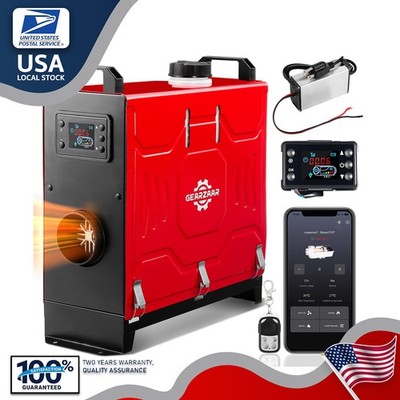 Diesel Air Heater 8KW bluetooth APP LCD Thermostat For Car Boat Motorhome Truck