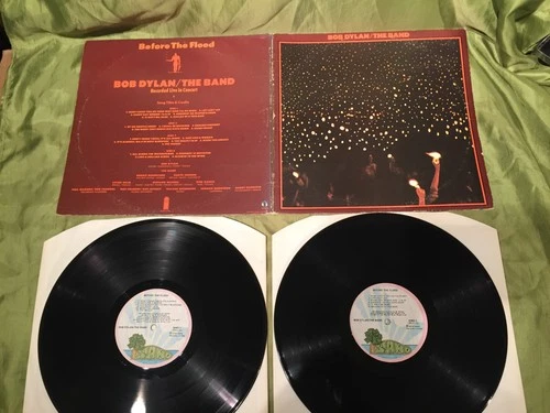 BOB DYLAN/THE BAND - BEFORE THE FLOOD - ISLAND 1974 UK DOUBLE LP 1st PRESSING