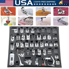 32/42PCS Sewing Machine Presser Feet Set Professional Presser Foot for Singer