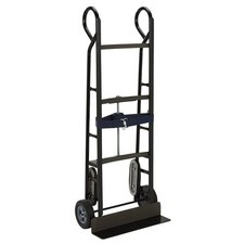 Klutch Carbon Steel Hand Truck, 800-Lb. Capacity, 58-1/4in.H